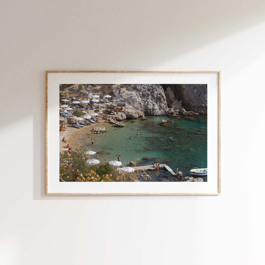 The Bay Photography Print | Greece Wall Art | Travel Print | Wall Art Decor | Beach Photograph